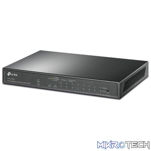 TP-Link TL-SG1210MPE 10-port Gigabit Easy Smart Switch with 8-port PoE+ - Image 2