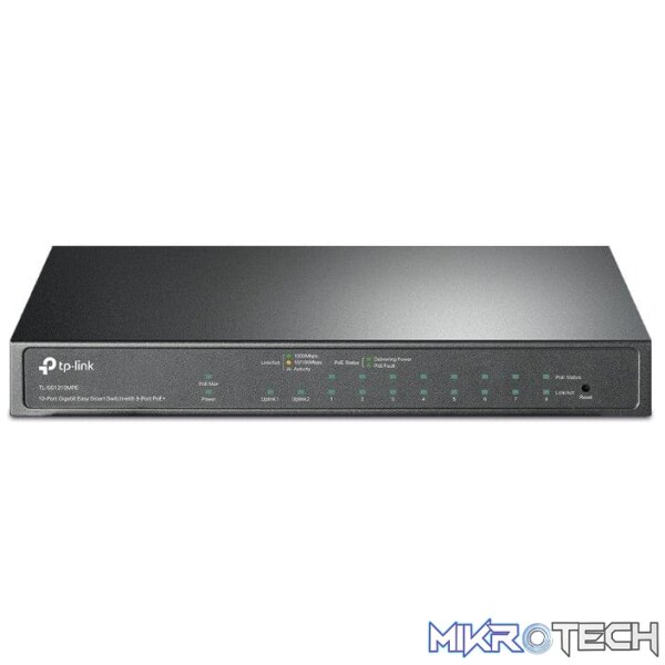 TP-Link TL-SG1210MPE 10-port Gigabit Easy Smart Switch with 8-port PoE+ - Image 3