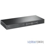 TP-Link TL-SG1218MPE Jetstream 16-Port Gigabit Easy Smart Poe/Poe+ Switch - Image 2