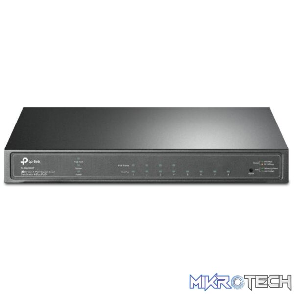 TP-Link TL-SG2008P JetStream 8-port Gigabit Smart Managed Switch with 4-port PoE+ TP-Link TL-SG2008P JetStream 8-port Gigabit Smart Managed Switch with 4-port PoE+