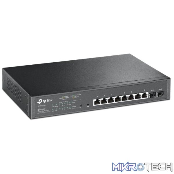 TP-Link TL-SG2210MP JetStream 10-port Gigabit Smart Switch with 8-port PoE+ - Image 2