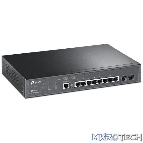 TP-Link TL-SG3210 JetStream 8-port Gigabit L2+ Managed Switch with 2-port SFP - Image 4