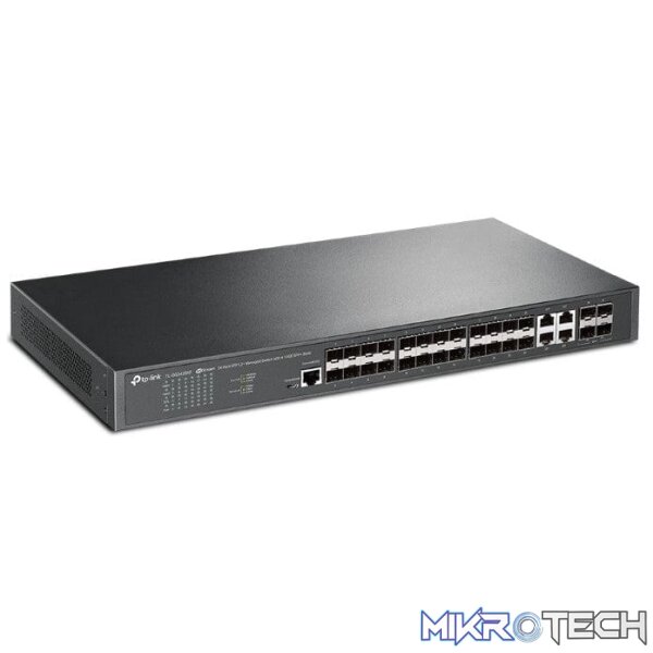 TP-Link JetStream TL-SG3428XF 24-Port SFP L2+ Managed Switch with 4x 10GE SFP+ ports - Image 3