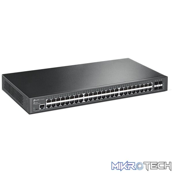 TP-Link TL-SG3452 Jetstream 48-Port Gigabit L2 Managed Switch with 4 SFP Slots - Image 2