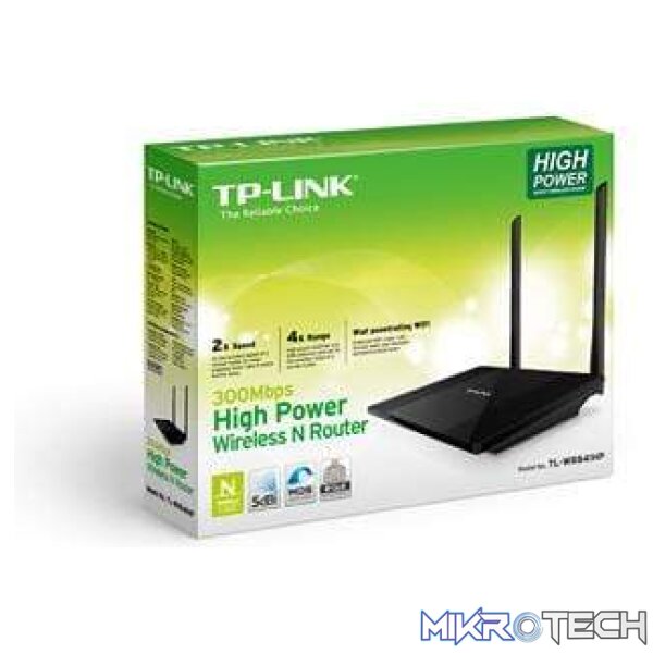 TP-Link TL-WR841HP Wi-Fi 4 Wireless Router Fast Ethernet Black - Image 8