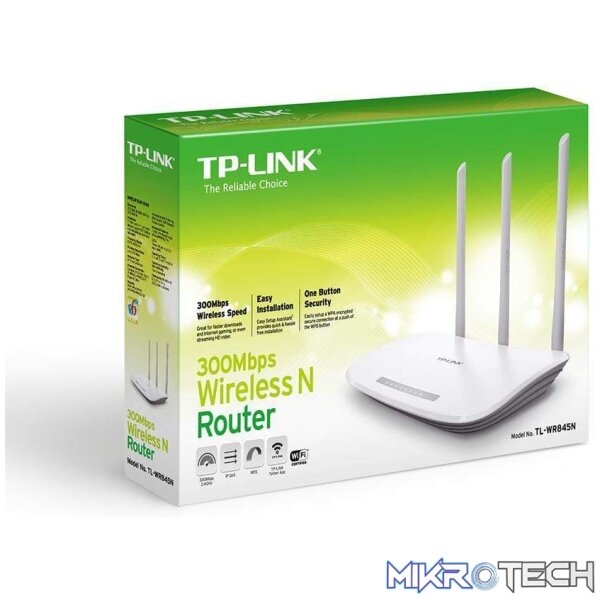 TP-Link TL-WR845N Wi-Fi 4 Wireless Router Single-band 2.4GHz Fast Ethernet White - Image 5