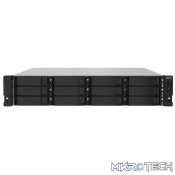 QNAP TS-1232PXU-RP NAS Rack (2U) Ethernet LAN Black AL324