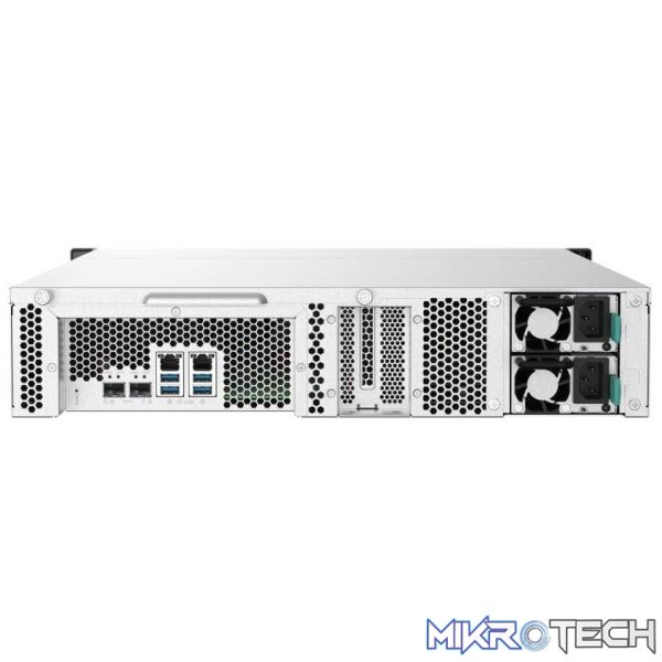 QNAP TS-1232PXU-RP NAS Rack (2U) Ethernet LAN Black AL324 - Image 3