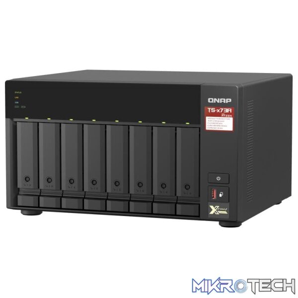 QNAP TS-873A-8G Ethernet LAN NAS Tower V1500B - Image 3
