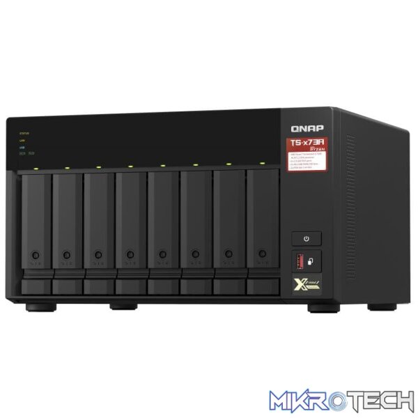 QNAP TS-873A-8G Ethernet LAN NAS Tower V1500B - Image 4