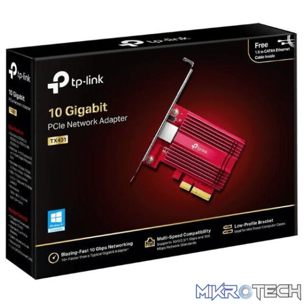 tx401-i-o-port-cards-45256241414308 TP-Link TX401 10Gbps PCI Express Network Adapter - Image 1