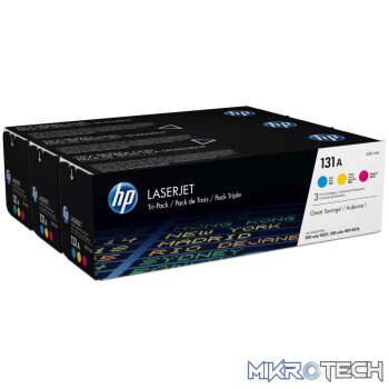 HP 131A Cyan Magenta Yellow Toner Cartridges 5