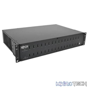 Eaton 32-port USB Charging Station with Syncing USB Charger Output 2U Rack-Mount U280-032-RMINT