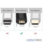 uGreen Micro HDMI Male to HDMI Female Adapter - Image 2