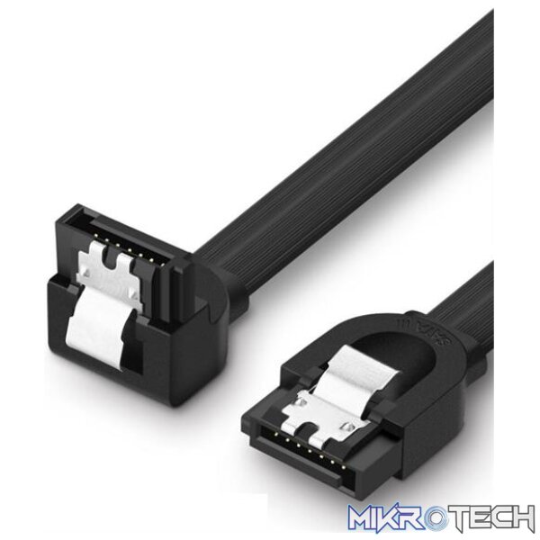 uGreen Sata 3 Straight Cable To 90 Degree Connector 0.5m - Image 2