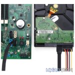 uGreen Sata 3 Straight Cable To 90 Degree Connector 0.5m - Image 3