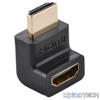 uGreen Version 2 HDMI Male To Female 90 Degree Up Adapter