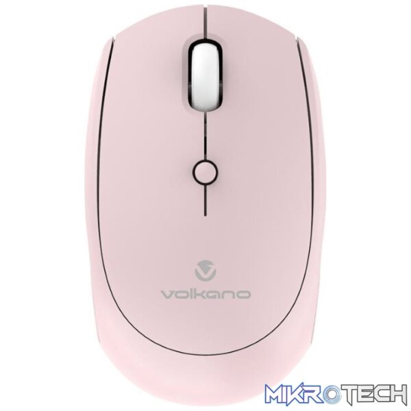 vk-20197-pk-mice-52904745730415 Volkano TALC Series Wireless Mouse Pink VK-20197-PK - Image 1
