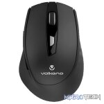 Volkano Chrome Series 2.4GHz Wireless Ergonomic Mouse - Black VK-20234-BK