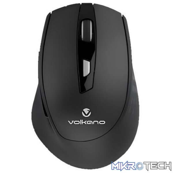 vk-20234-bk-mice-45519854305444 Volkano Chrome Series 2.4GHz Wireless Ergonomic Mouse - Black VK-20234-BK - Image 1