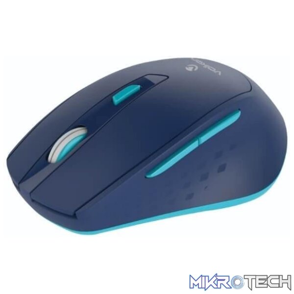 Volkano Chrome Series 2.4GHz Wireless Ergonomic Mouse - Blue VK-20234-BL - Image 2