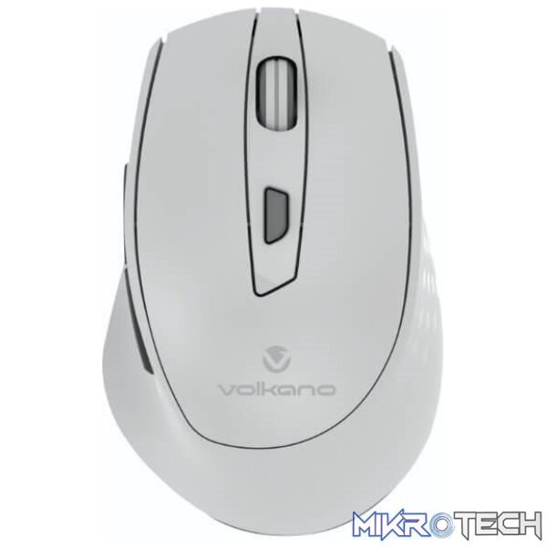 vk-20234-gy-mice-45519910764708 Volkano Chrome Series 2.4GHz Wireless Ergonomic Mouse - Gray VK-20234-GY - Image 1