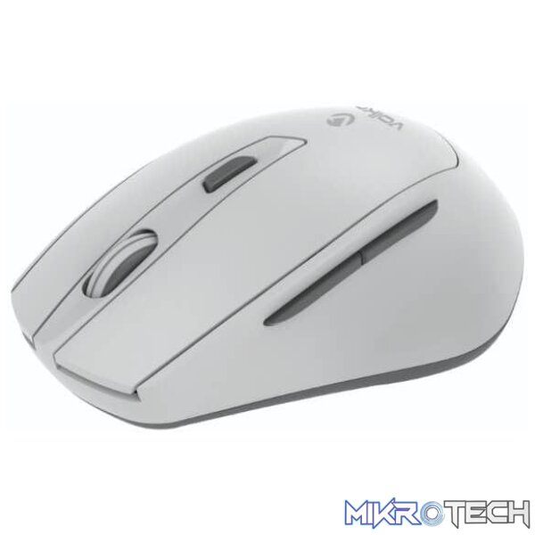 Volkano Chrome Series 2.4GHz Wireless Ergonomic Mouse - Gray VK-20234-GY - Image 2