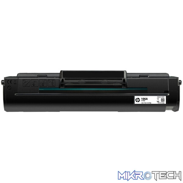 HP 106A Black Toner Cartridge 1,000 Pages Original W1106A Single-pack - Image 3
