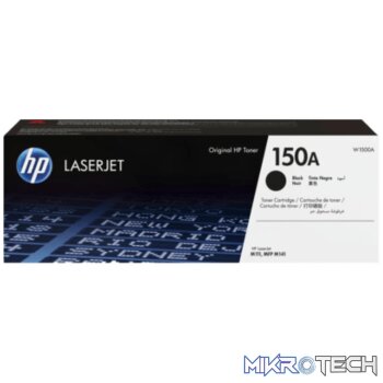 HP 150A Black Toner Cartridge 975 Pages Original W1500A Single-pack