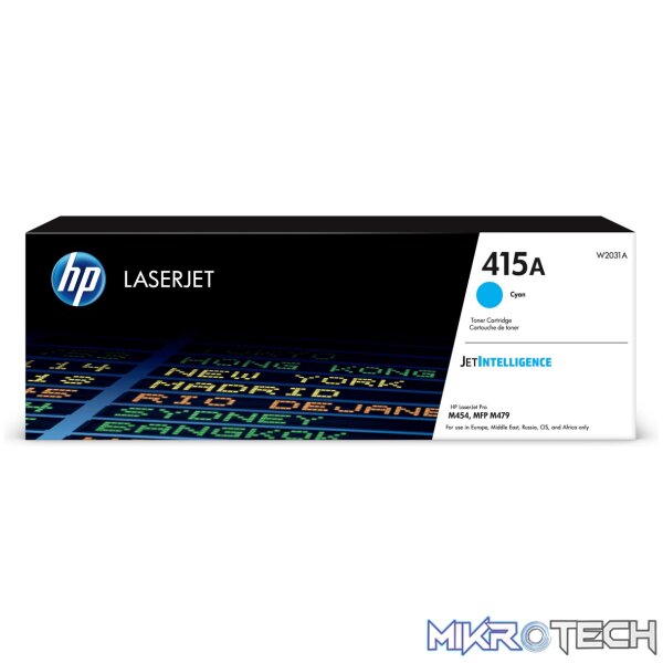 HP 415A Cyan Toner Cartridge 2 HP 415A Cyan Toner Cartridge 2