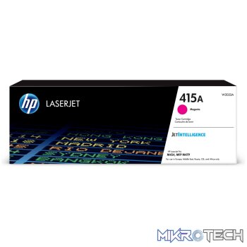 HP 415A Magenta Toner Cartridge 2102 Pages Original W2033A Single-pack