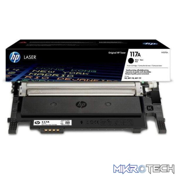 HP 117A Black Toner Cartridge 1,000 Pages Original W2070A Single-pack - Image 9