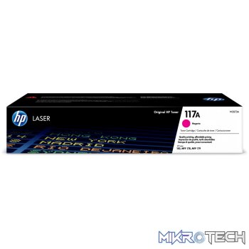 HP 117A Magenta Toner Cartridge 700 Pages Original W2073A Single-pack
