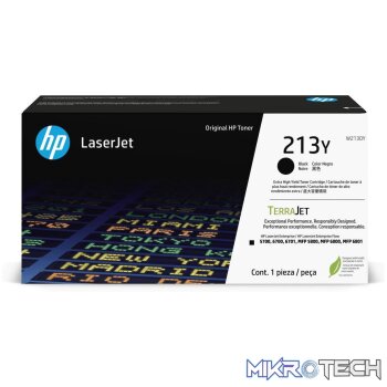 HP 213Y LaserJet Black Extra High Yield Toner Cartridge 12