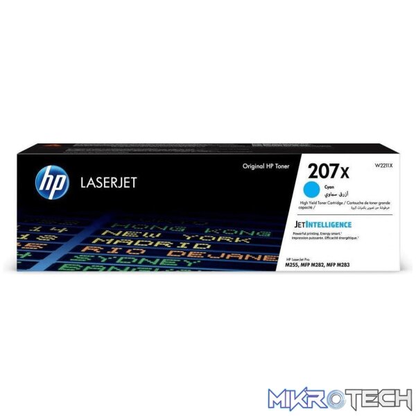 HP 207X Cyan Toner Cartridge 3 HP 207X Cyan Toner Cartridge 3