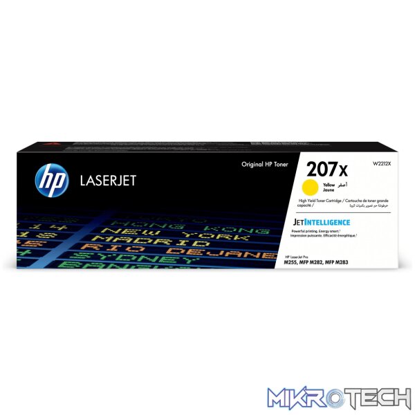 HP 207X Yellow Toner Cartridge 3 HP 207X Yellow Toner Cartridge 3