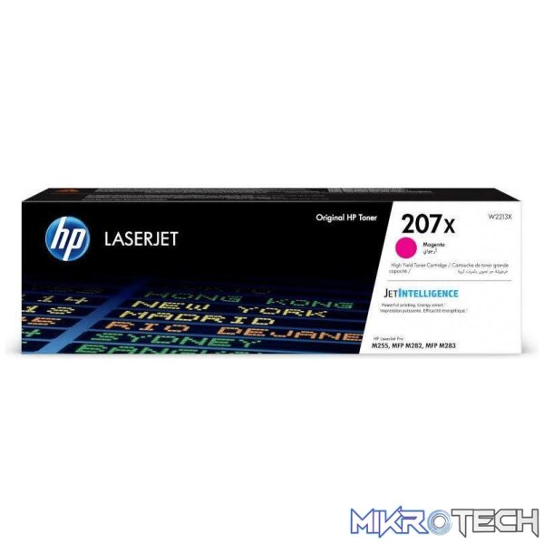 HP 207X Magenta Toner Cartridge 3150 Pages Original W2213X Single-pack HP 207X Magenta Toner Cartridge 3150 Pages Original W2213X Single-pack