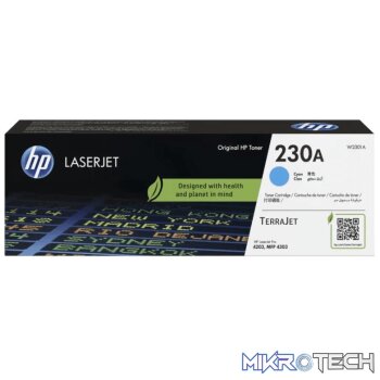 HP 230A LaserJet Cyan Toner Cartridge 1800 Pages Original W2301A Single-pack