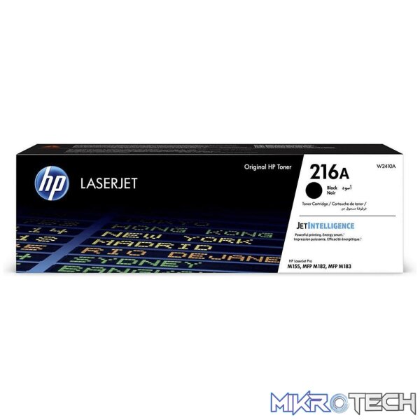 HP 216A Black Toner Cartridge 1050 pages Original W2410A Single-pack HP 216A Black Toner Cartridge 1050 pages Original W2410A Single-pack