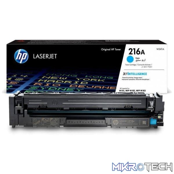 HP 216A Cyan Toner Cartridge 850 Pages Original W2411A Single-pack - Image 2