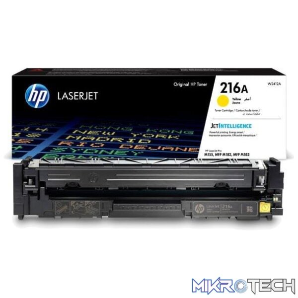 HP 216A Yellow Toner Cartridge 850 pages Original W2412A Single-pack - Image 2