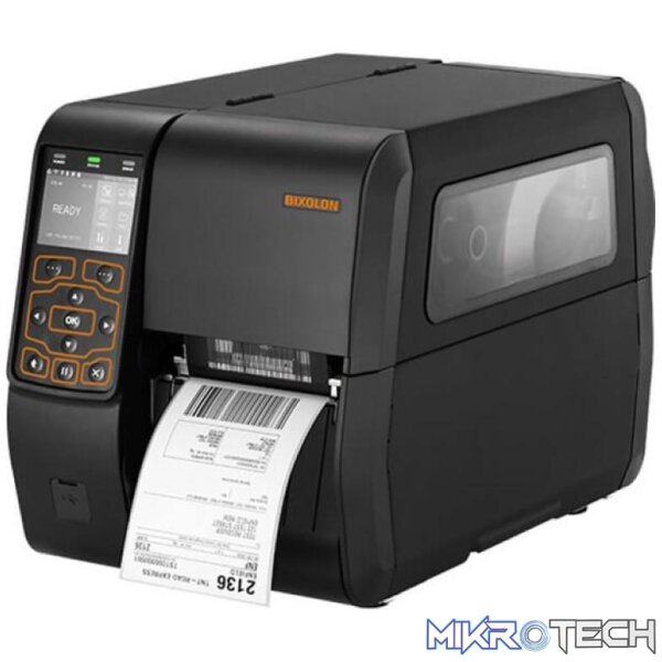 Bixolon 203 DPI Serial Ethernet Industrial Label Printer XT5-40S/PNC - Image 2
