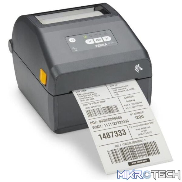 ZEBRA DIRECT THERMAL PRINTER ZD421 203 DPI USB HOST ETHERNET BTLE5 EZPL - Image 2