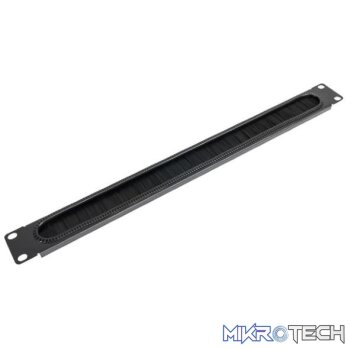 1U BLANKING PLATE BLACK