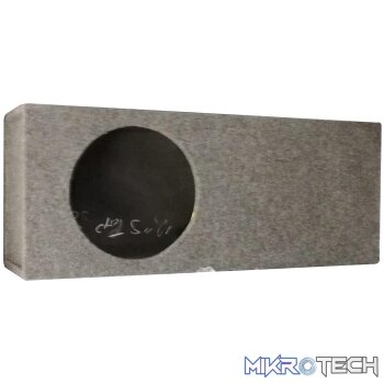 12" Single Carpet Subwoofer Box with Top Slot