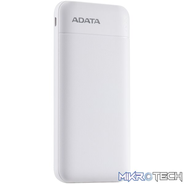ADATA C100 10000mAh Power Bank - White - Image 2