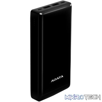 ADATA C20 20000mAh Power Bank - Black