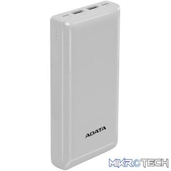 ADATA C20 20000mAh Power Bank - White