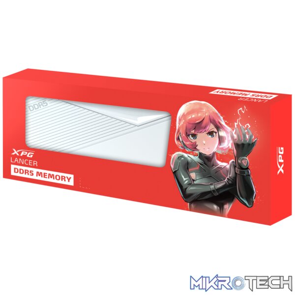 ADATA Lancer 16GB DDR5-6000 Module - White CL30, 1.35V - Image 4