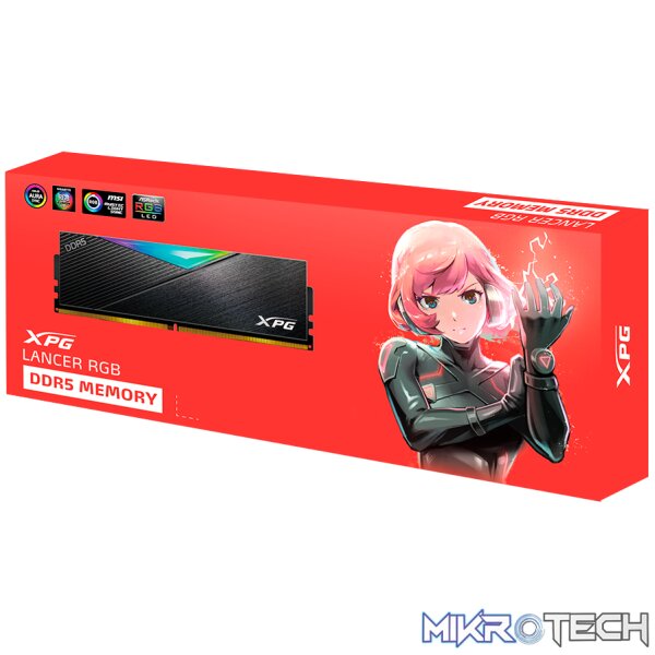 ADATA Lancer RGB 32GB DDR5-6000 Module - CL30, 1.35V - Image 4